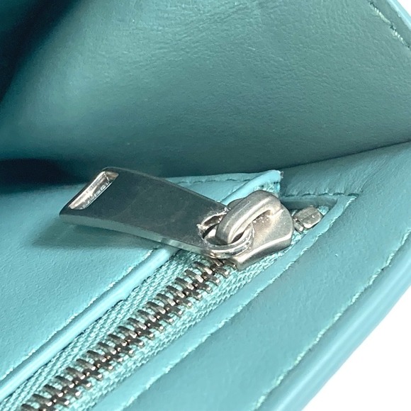 BOTTEGA VENETA Blue Wallet - Picture 13 of 16